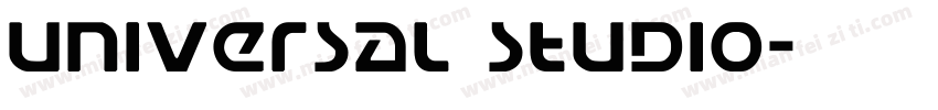 Universal Studio字体转换